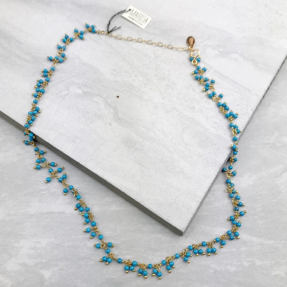 NEW Free People x Marida Flower Field Choker - Picture 3 of 6